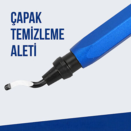 WORKPRO WP309010 Profesyonel Çapak Temizleme Kalemi + 3 Parça Bıçak