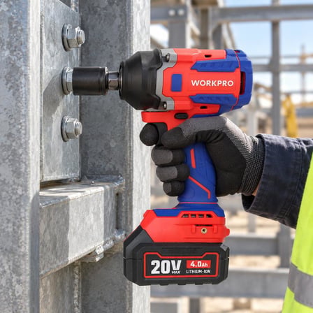 WORKPRO WP390207 20Volt 1/2’’ 550Nm Kömürsüz Profesyonel Şarjlı Somun Sıkma (Akü Dahil Değildir)