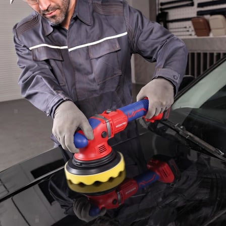 WORKPRO WP392200 20V 150MM Kömürsüz Şarjlı Profesyonel Orbital Polisaj Makinesi Akü Dahil Değildir