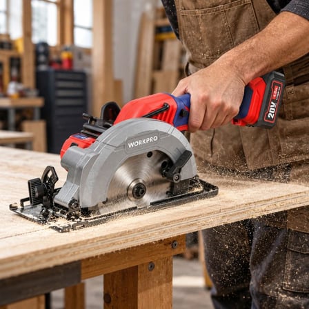 WORKPRO WP393003 20Volt 140mm Kömürsüz Profesyonel Daire Testere (Akü Dahil Değildir)