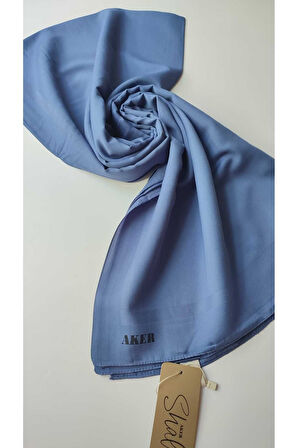 İndigo Aker Düz Koton Şal 922