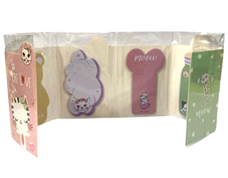 Vagon Cute Cat Yapışkanlı Bloknot - 2 adet