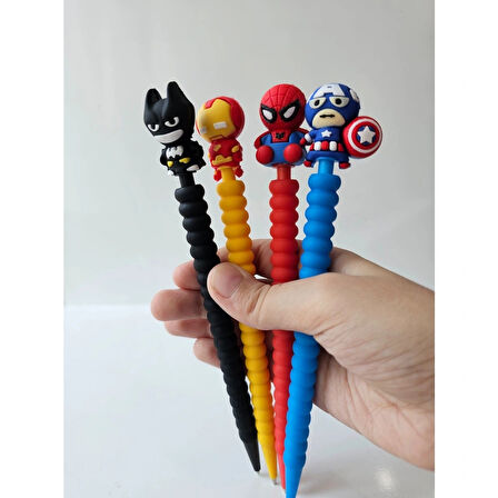 Logon Lg-8 4 Renk Versatil Kalem 0.7 Mm Süper Kahramanlar