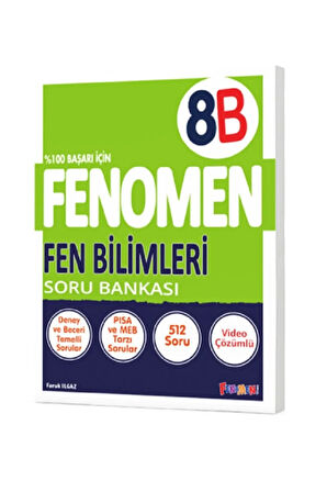 Gama Yayınları Fenomen 8. Sınıf Fen Bilimleri B Soru Bankası