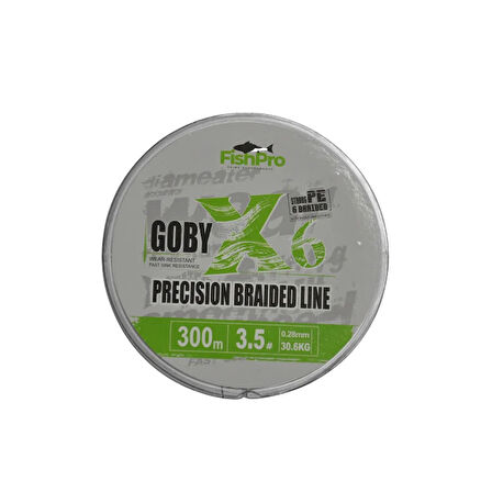 FishPro Goby 6X 300 Mt Dark Green Örgü ip misina