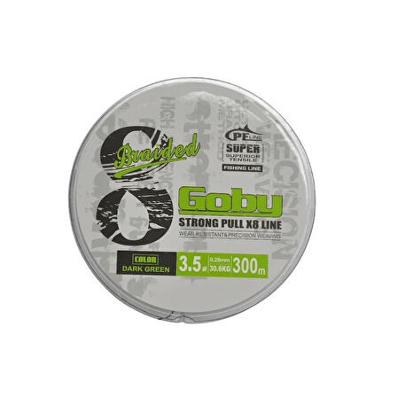 FishPro Goby 8X 300 Mt Dark Green Örgü ip misina