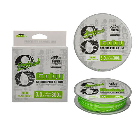 FishPro Goby 8X 300 Mt Plae Green Örgü ip misina