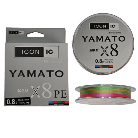 İCON-İC Yamato 8X 300 Mt Multicolour Örgü ip misina
