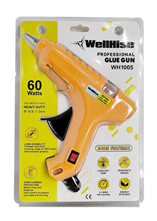 WellHise WH1005 60W Sıcak Mum Silikon Tabancası Glue Gun