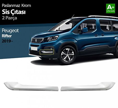 S-Dizayn Peugeot Rifter Krom Sis Çıtası 2 Prç 2019 Üzeri