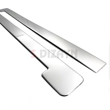 S-Dizayn Peugeot Rifter Krom Sürgülü Kapı Çıtası 2019 Üzeri