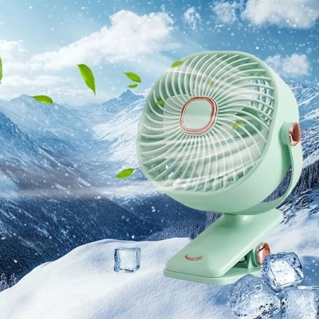 3 Kademeli Mandallı Masaüstü Fan – 360° Tam Tur Dönebilen Oynar Başlıklı Duvara Monte Edilebilen Mini Fan ZB113 (5468)