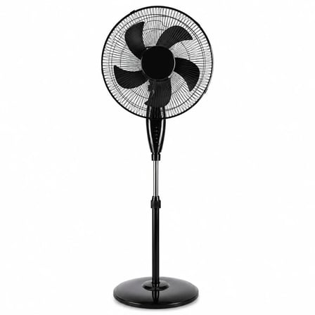 16 INC İNÇ EV TİPİ AYAKLI VANTİLATÖR 45W 5 PLS.PERVANE 3 KADEME HIZ FAN (5468)