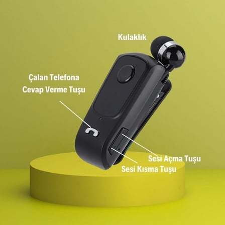Telefon Bağlantılı Makaralı Kulaklıklı Bluetooth Kulaklık (5468)