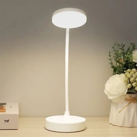 Yuvarlak USBli Dokunmatik 3 Kademeli 360 Derece  Özel Göz Korumalı Led Lityum Masa Lambası (5468)