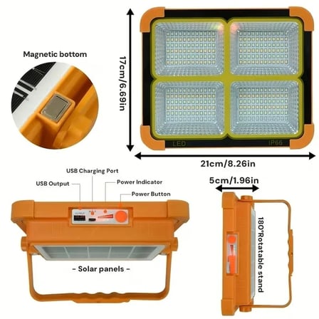 ProKAMA Ledli Solar Projektör 200W BK-200W (5468)