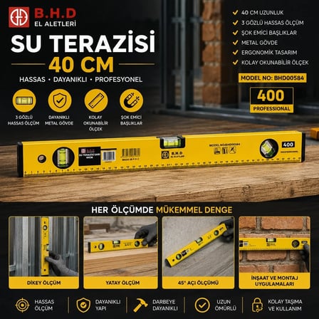 SU TERAZİSİ 40CM SARI (5468)