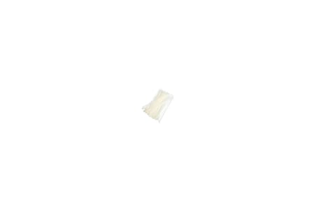 PLASTİK ÇIRT KELEPÇE 100 PARÇA BEYAZ 3.6X200MM. (5468)