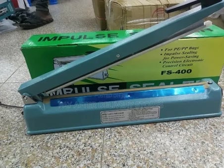 40Cm  Metal Gövde Poşet Ağzı Yapıştırma Kapatma Makinası FS-400 (5468)