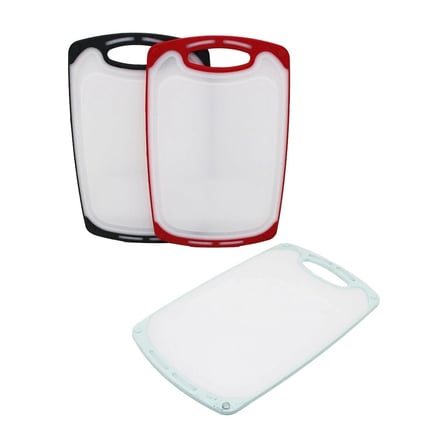 40X24CM  BÜYÜK  PLASTİK  KESİM PANOSU  KAYMAZ SİLİKON KENARLIK - 10MM KALINLIK (5468)
