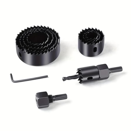 1İN1 BUAT AÇMA PANÇ SETİ METAL - AHŞAP - PVC - ALÇIPAN - PLS. 19-22-29-32-38-44-51-64MM (5468)