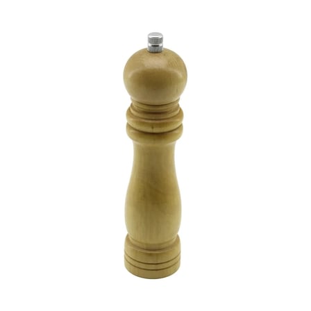 BÜYÜK= ÇAP: 4.5CM - UZUNLUK: 19CM AHŞAP TUZ - BAHARAT ÖĞÜTÜCÜ (5468)