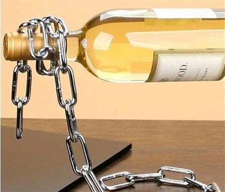 Sihirli İlüzyon Zincir Uçan Şişe Eşya Tutucu Aparat Chain Holder (5468)