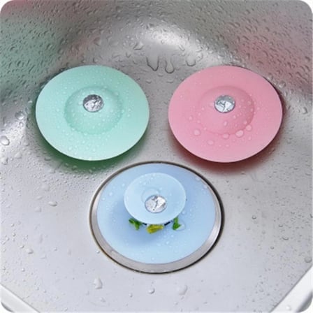 Silikon Malzeme Banyo Mutfak Gider Evye Lavabo İçine Çöp Tıpası Kaydırmaz Süzgeç Çeşitleri Modelleri (5468)