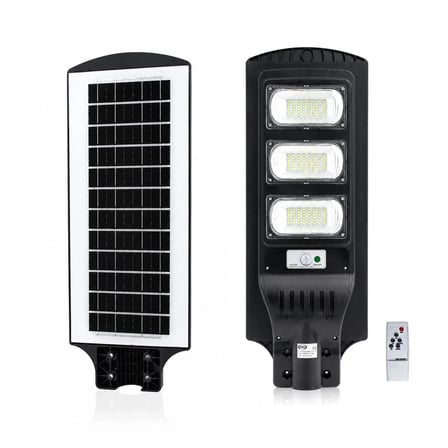 300W - 6500K SOLAR - GÜNEŞ ENERJİLİ SOKAK LAMBASI - ARMATÜR SENSÖRLÜ BAHÇE-BALKON-SOKAK ARS-348966 (5468)