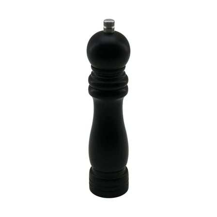 SİYAH AHŞAP  BÜYÜK= ÇAP: 4.5CM - UZUNLUK: 19.5CM TUZ - BAHARAT ÖĞÜTÜCÜ (5468)