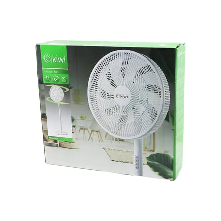 KİWİ KFAN-7627 41CM 50W EV TİPİ AYAKLI VANTİLATÖR 3-KADEME HIZ 9-PLS.KANAT SİGORTALI SESSİZ MOTOR YÜKSEKLİK: 125CM (5468)