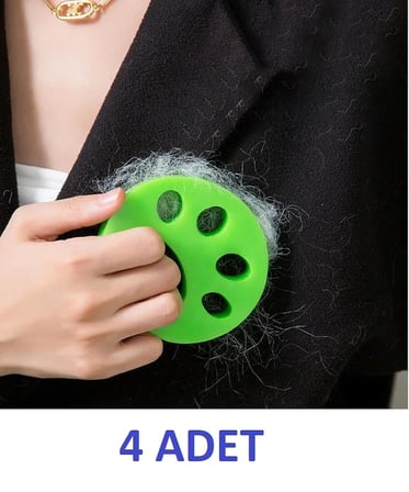 Çamaşır Makinesi Ve Evcil Hayvanlar İçin Tüy Toplayıcı Yıkanabilir Aparat 4 Adet (5468)