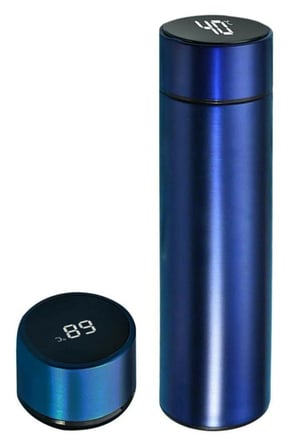 Dijital Sıcaklık Göstergeli Renkli Çelik Termos - 500 ML (5468)