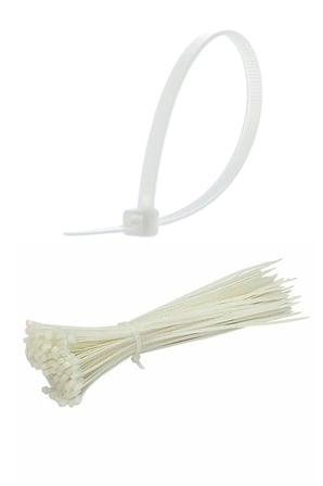 100 Adet Plastik Cırt Kelepçe Kablo Bağı Kablo Düzenleyici- 3.6 X 150 MM (5468)