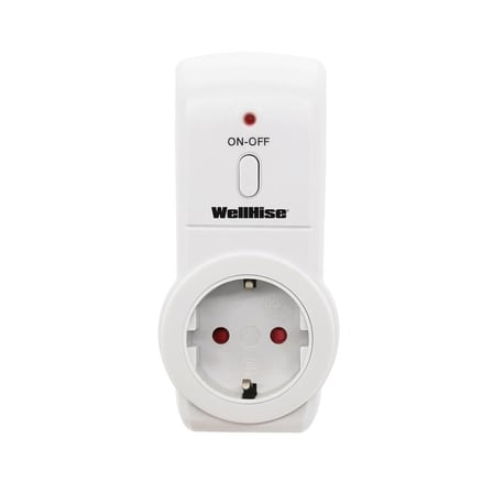 WellHise Uzaktan kumandalı 3'lü Priz Seti 3680W Çocuk Korumalı Priz