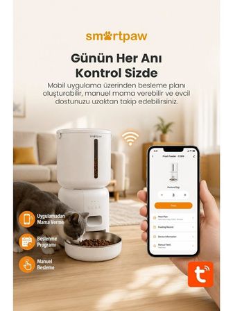 Smartpaw Fresh Feeder Akıllı Otomatik Mama Kabı (Distribütör Garantili)