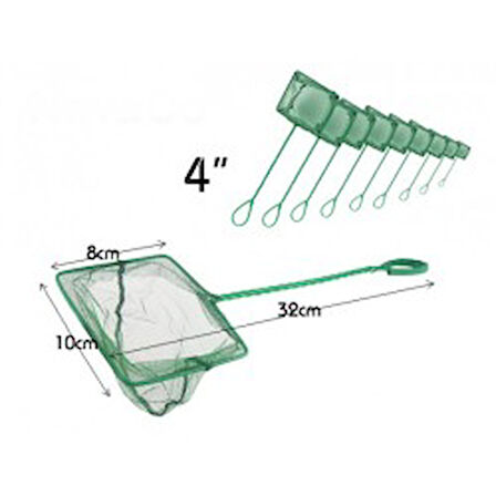 Resun FN040 Akvaryum Kepçesi 10 cm