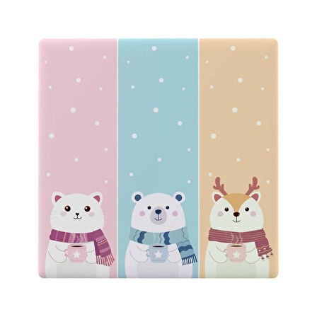 TX Ultimate Akıllı Dokunmatik Duvar Anahtarı Kapakları 3 Kanallı - Cartoon