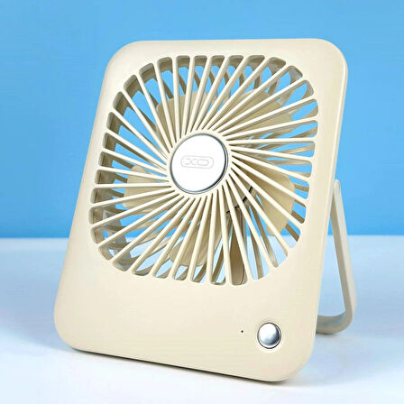 Mini Slım Fan Masaüstü Hız Kademeli Şarjlı 2000 Mah Fan Ayarlanabilir Serinletici