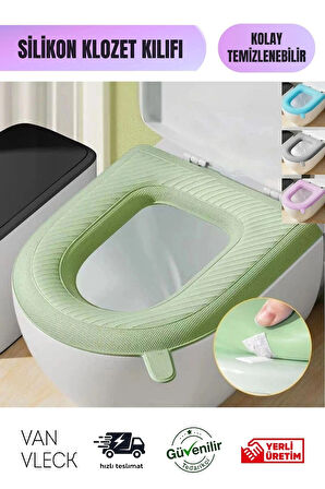 Yıkanabilir Klozet Kapağı Süngeri–Su Geçirmez,Bükülebilir ve Pratik Tuvalet Kılıfı (Kalınlık 0.4 cm)