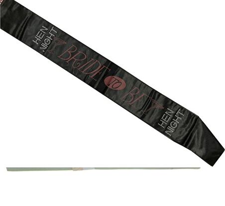 KUŞAK SİYAH BRİDE TO BE