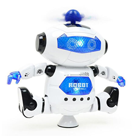 Sesli Işıklı Dans Eden Robot 24 cm.