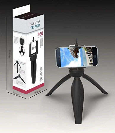 ​OMSY EP-5 Table Top Tripod - Siyah
