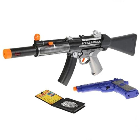 Power Gun Kimlik Kartlı Polis Seti