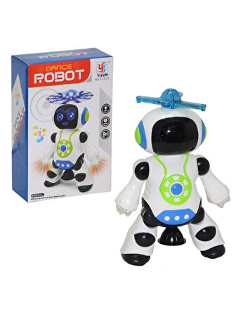 20 CM Sesli Işıklı Pilli Danscı Robot 3512