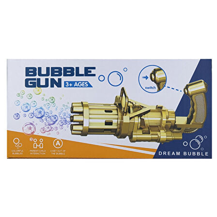 Bubble Gun Pilli Köpük Tabancası Pembe