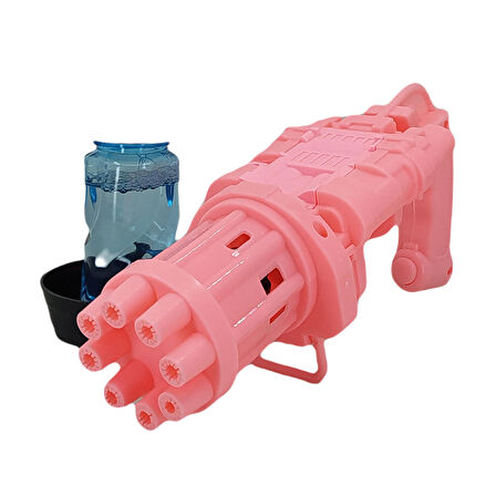 Bubble Gun Pilli Köpük Tabancası Pembe