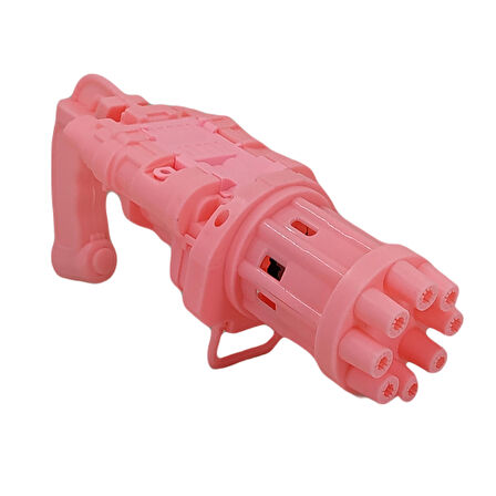 Bubble Gun Pilli Köpük Tabancası Pembe