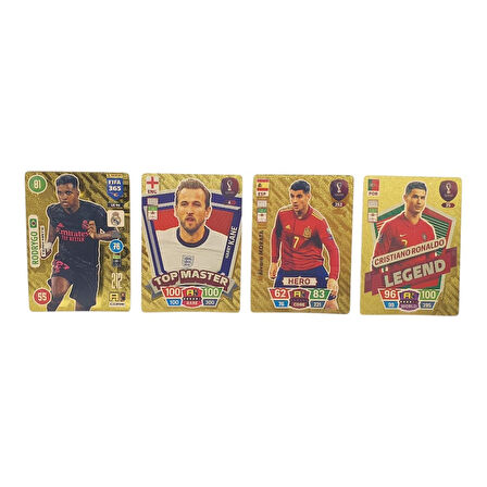 Futbolcu Kartları - Plastik Gold Kart - World Player - ZQJ55