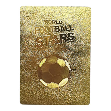 Futbolcu Kartları - Plastik Gold Kart - World Player - ZQJ55